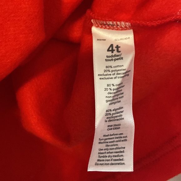 Carter's 4T Half Zip Pullover:Red - Picture 5 of 5